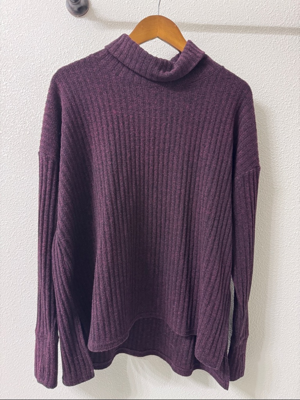Athleta Ribbed Turtleneck Sweater